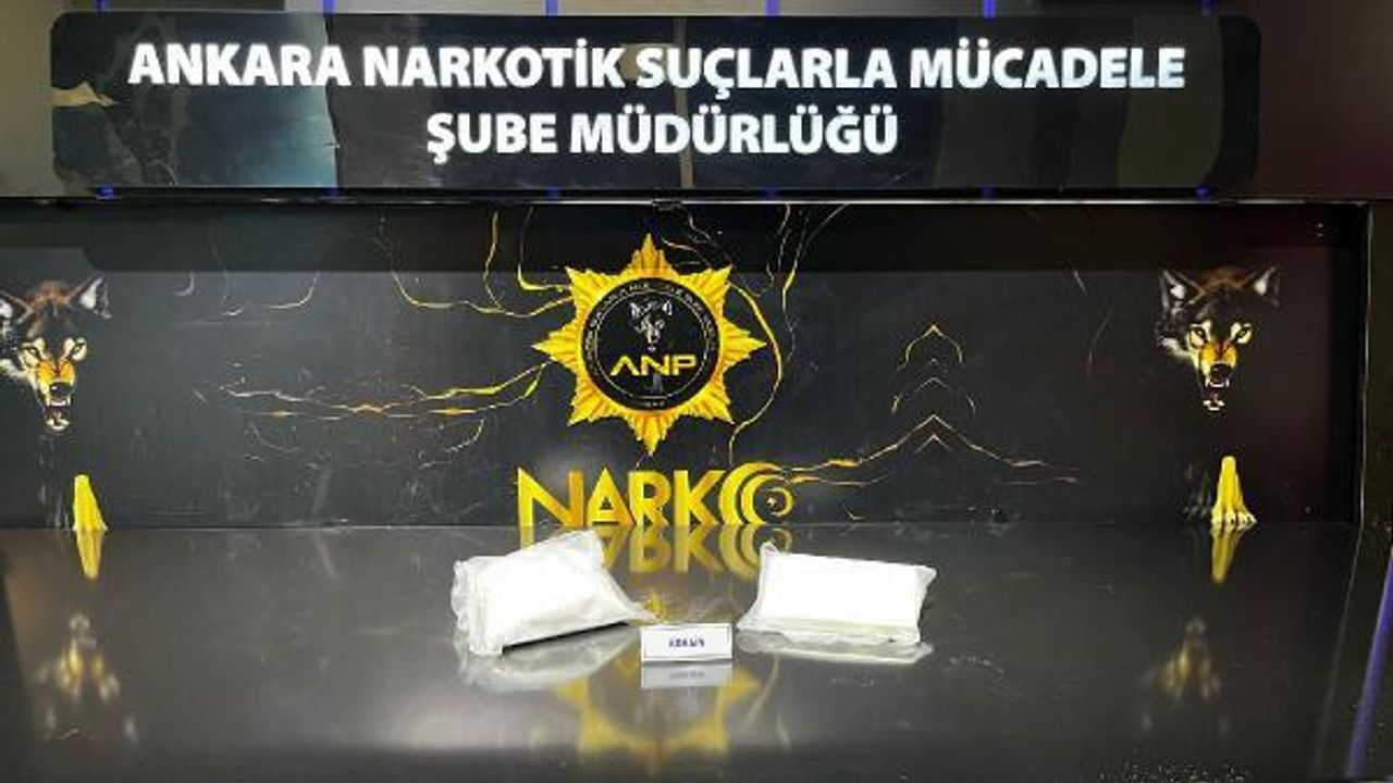 Ankara'da 2 kilo kokain ele geçirildi; 3 gözaltı