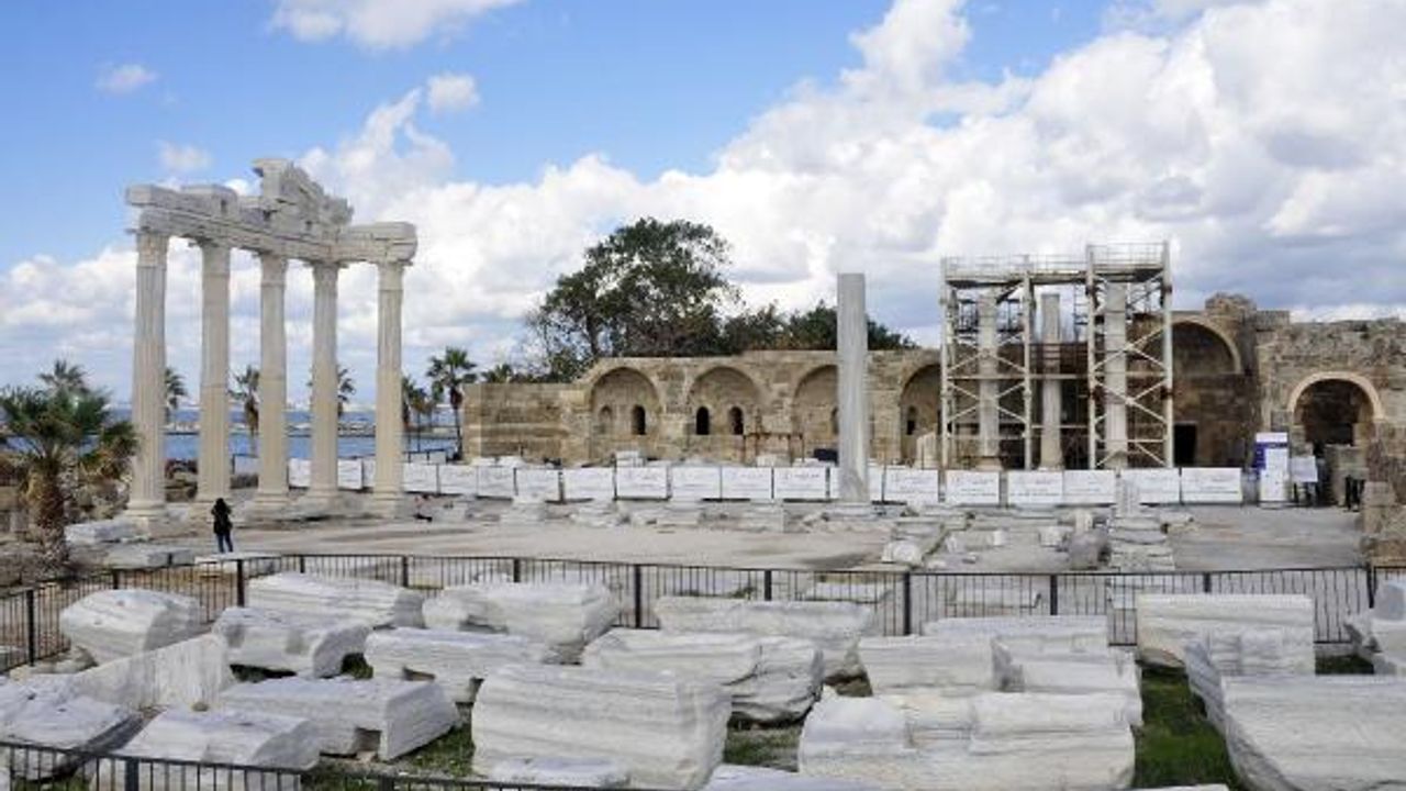 Athena Tapınağı'ndaki restorasyonda sona yaklaşıldı