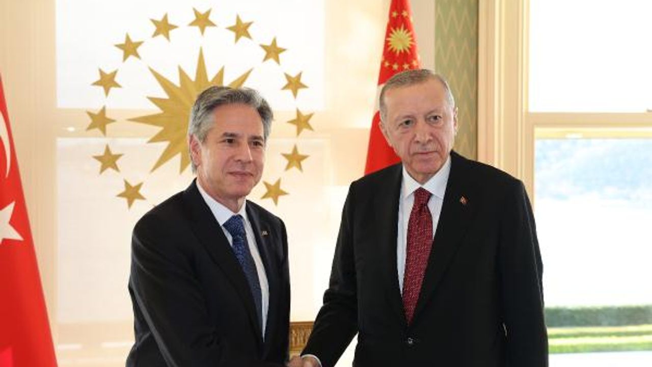 Cumhurbaşkanı Erdoğan, Blinken'i kabul etti