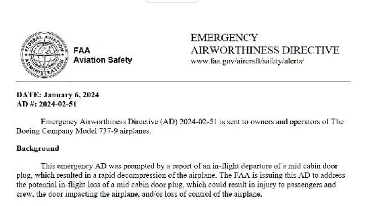 FAA,171 Boeing uçağının kullanımını askıya aldı