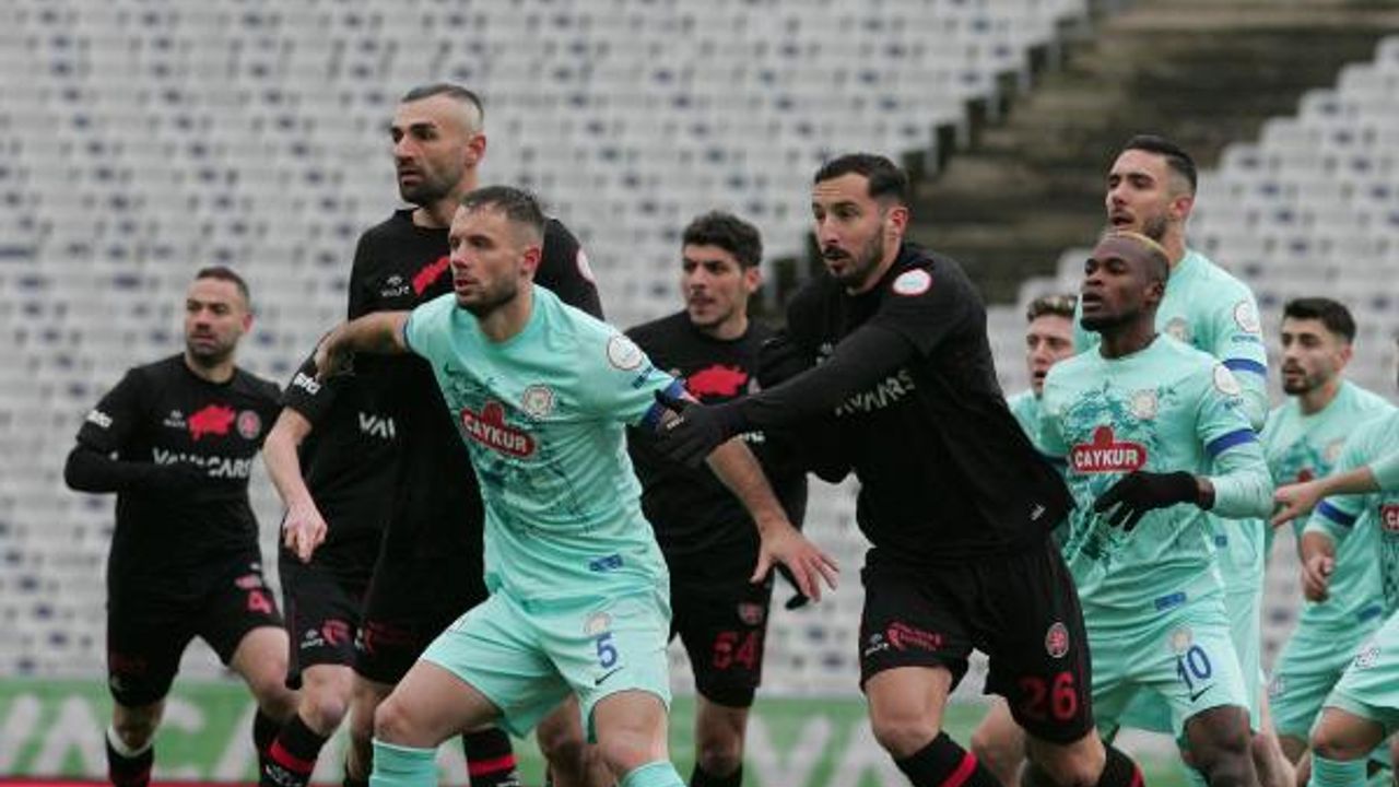 Fatih Karagümrük - Çaykur Rizespor: 4-0