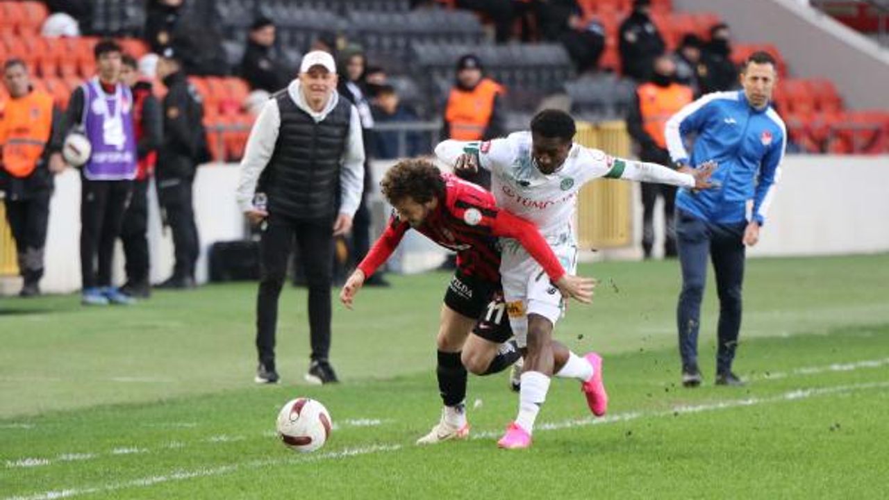 Gaziantep FK - Konyaspor: 1-1