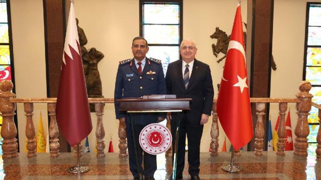 Bakan Güler, Katar Genelkurmay Başkanı Al-Nabet ile görüştü