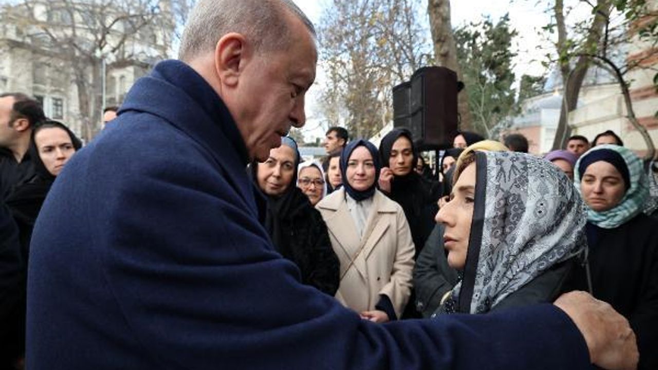 Erdoğan,  Alev Alatlı'nın cenaze törenine katıldı