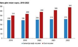 TÜİK: Müzelerdeki eser sayısı 2022'de arttı