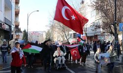 Tekirdağ'da şehitler ve Gazze için yürüyüş