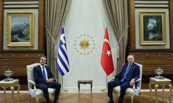 Cumhurbaşkanı Erdoğan, Miçotakis ile bir araya geldi