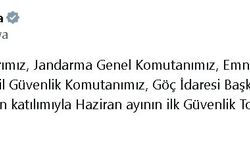 Bakan Yerlikaya, Güvenlik Toplantısı'na başkanlık etti