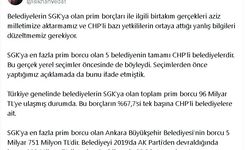 Bakan Işıkhan, SGK borcu en yüksek 5 belediyeyi açıkladı