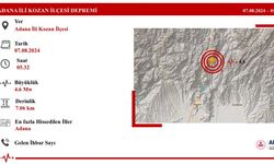 Adana'da art arda 3 deprem