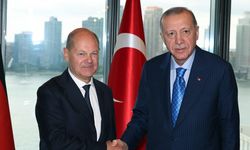 Cumhurbaşkanı Erdoğan, Almanya Başbakanı Scholz ile görüştü