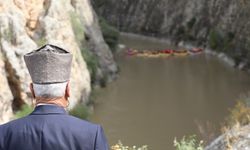 Erzincan’da gazilerin rafting heyecanı