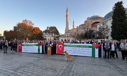 Adıyaman Dernekler Federasyonu Gazze'ye destek için Ayasofya'da buluştu