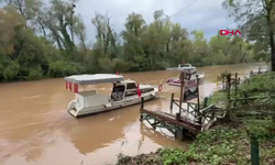 Bartın Irmağı’nda su seviyesi, 2 metre yükseldi