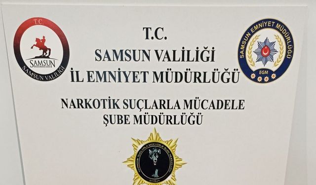 Samsun’da uyuşturucu ticaretine 1 tutuklama