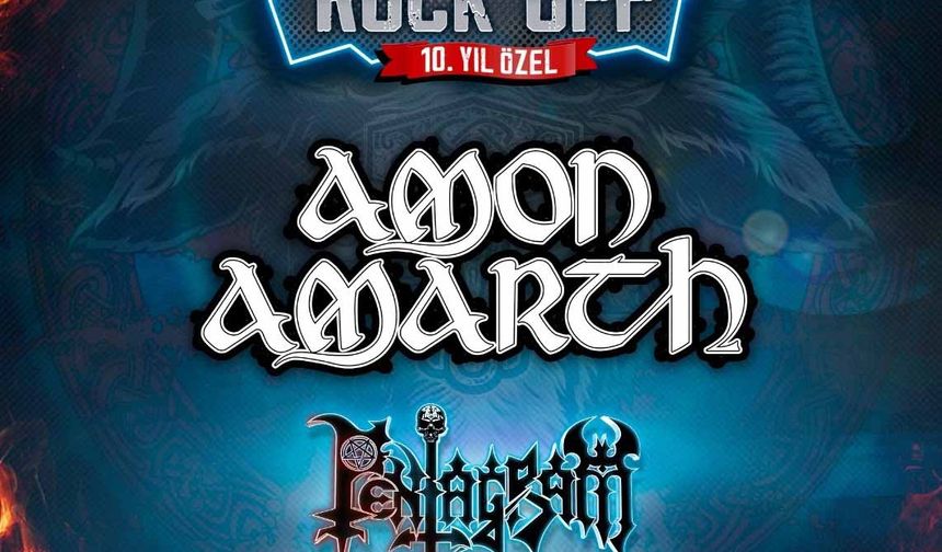 Rock Off Festivali'nin 10. yıl konuğu; Amon Amart