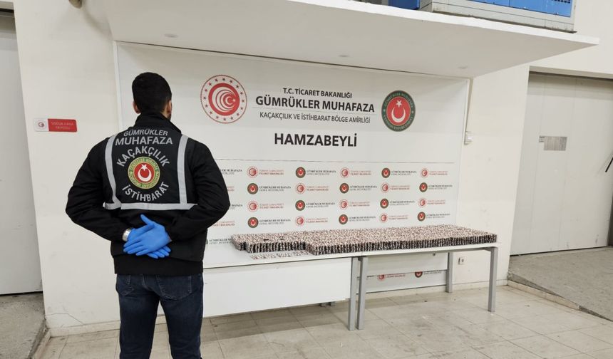 Hamzabeyli Gümrük Kapısı'nda uyuşturucu operasyonu